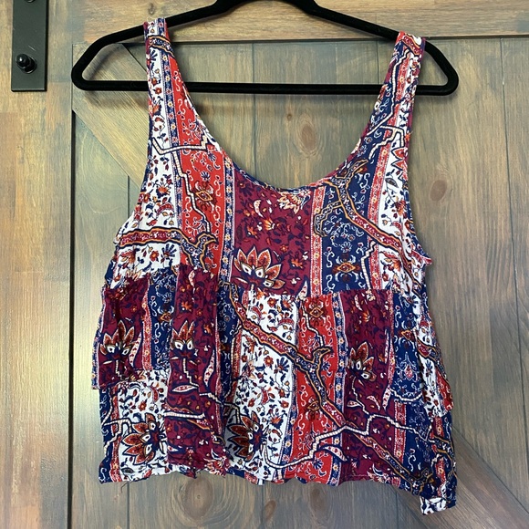 Floral Festival crop Top - Picture 2 of 3